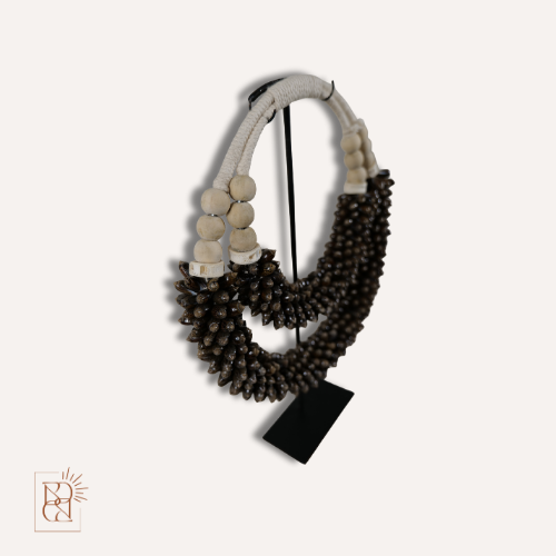 Collier AYUN Marron
