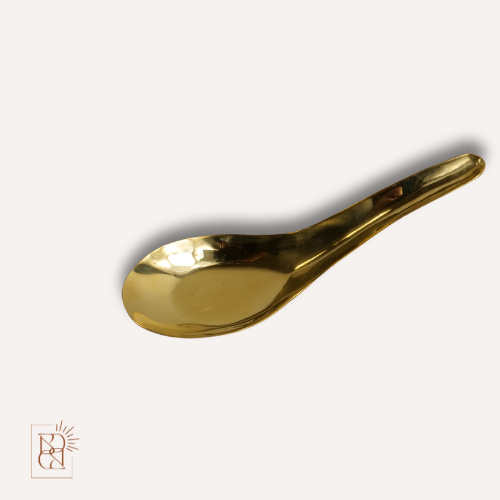 Cuillère amuse bouche laiton