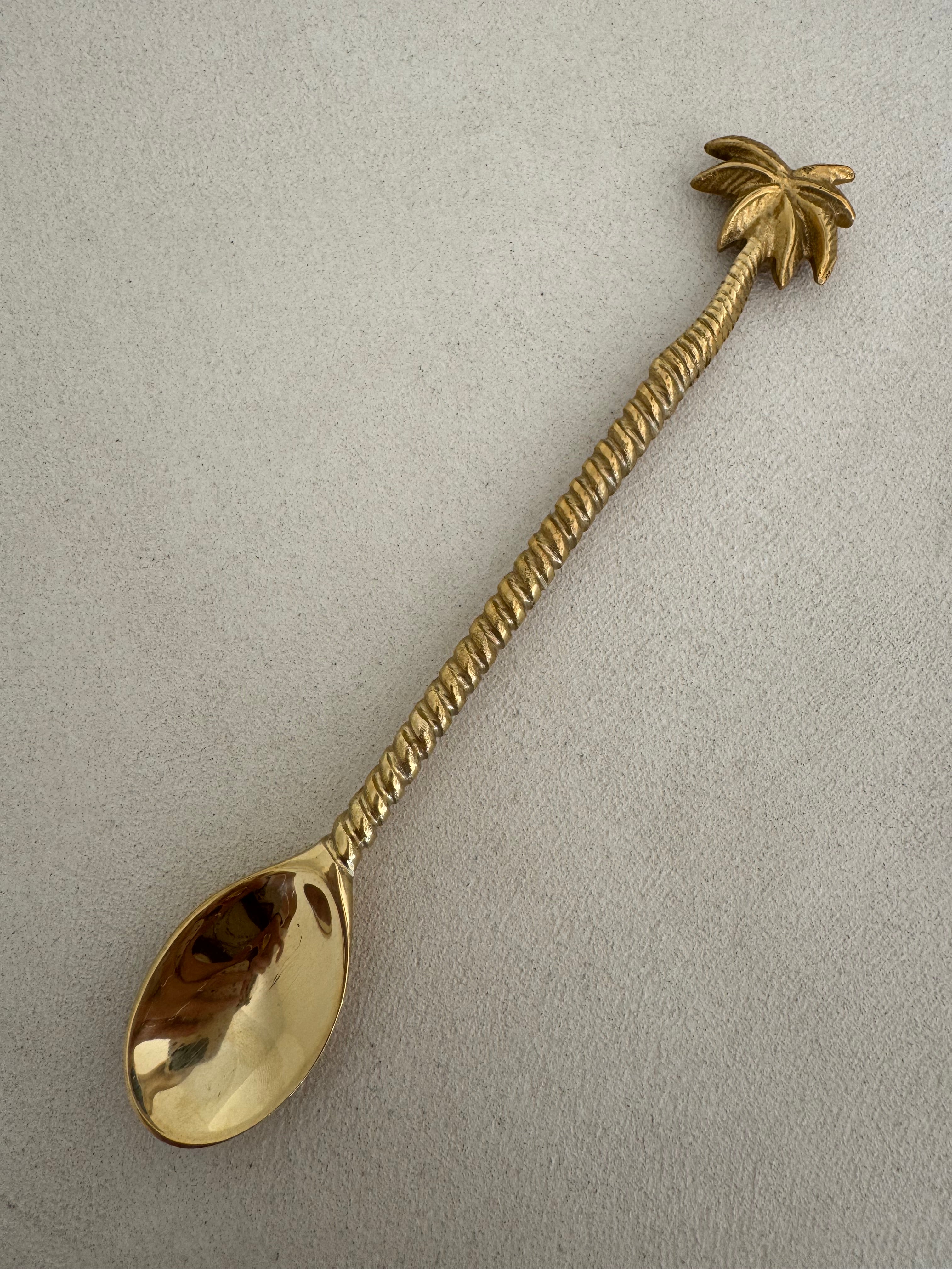 Cuillère laiton PALMIER