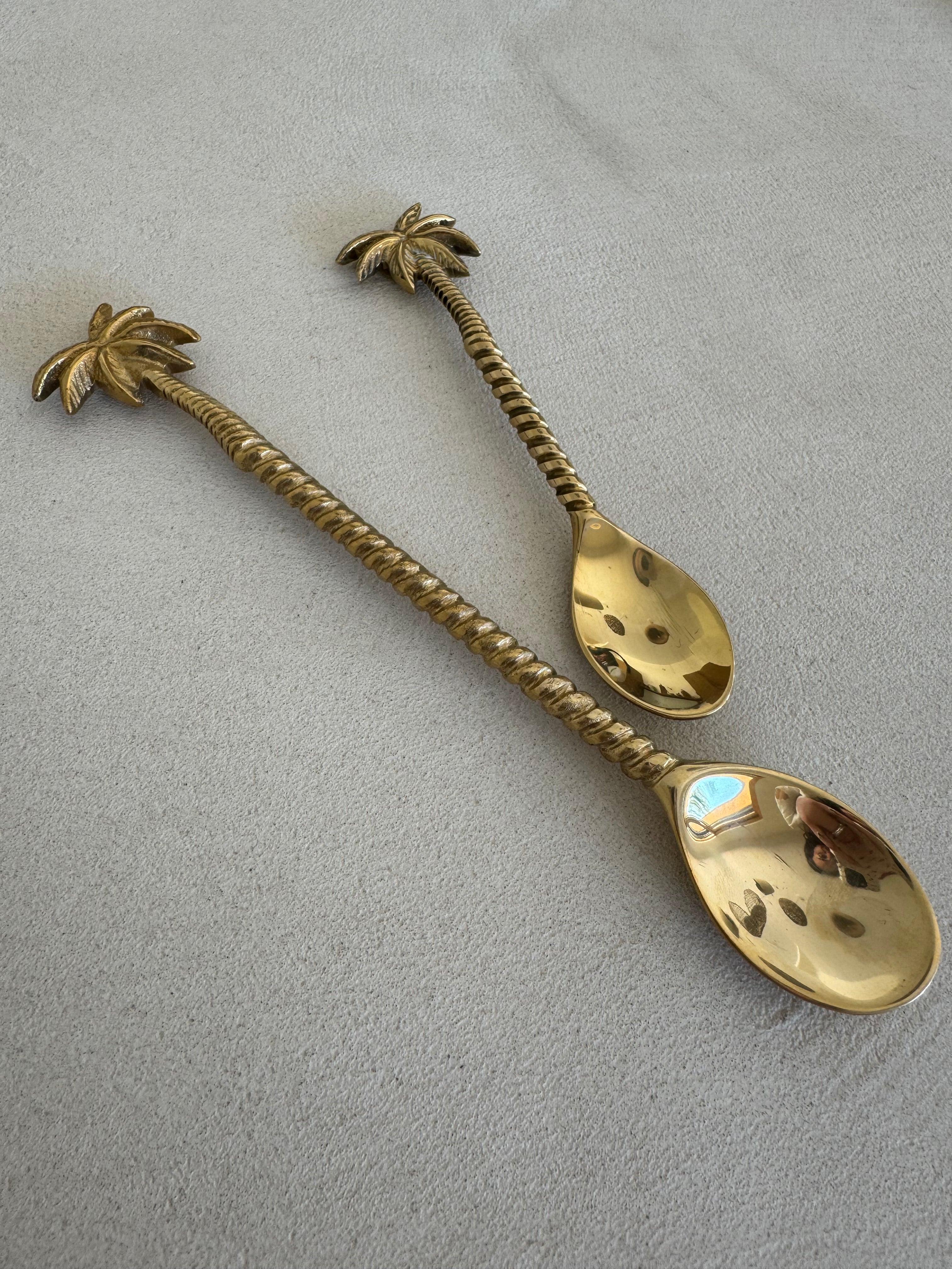 Cuillère laiton PALMIER