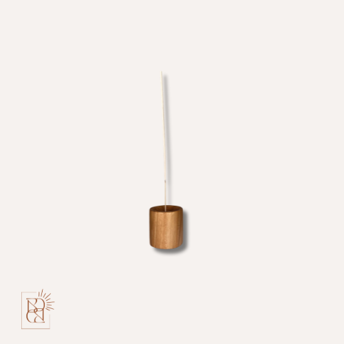 Porte encens teck