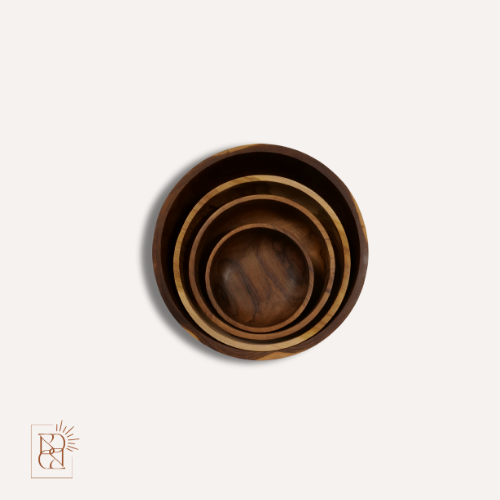 Saladier en teck